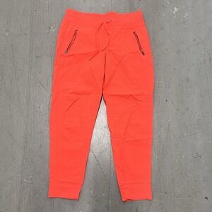 Athleta Trekkie North Jogger Pants Mid-Rise Ankle‎ Orange Women's Size 10 Active